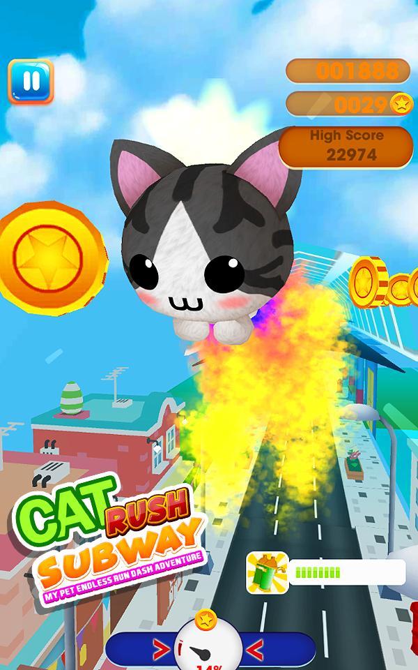 猫地铁酷跑无限金币版 4.0安卓版截图2