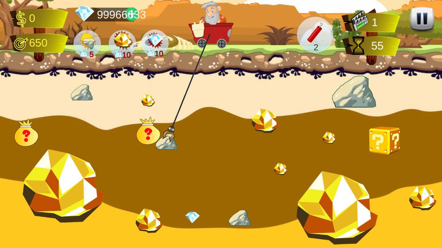 黄金矿工无限钻石版 1.3.0手机版截图2