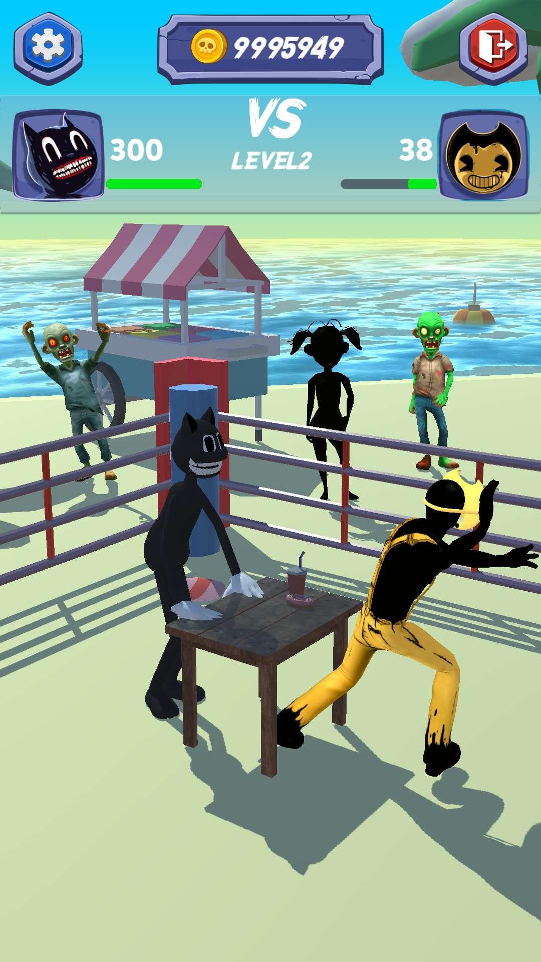 卡通猫巴掌冠军3D破解版 2.0最新版截图4