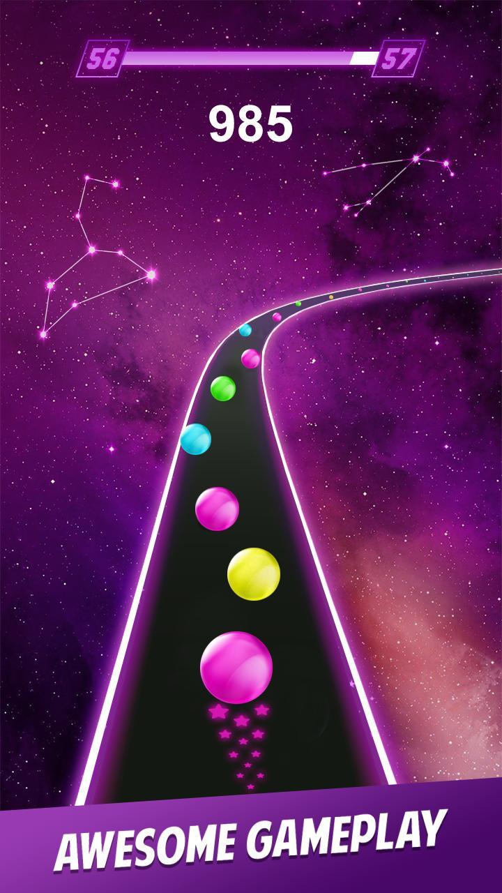 Dancing Ball Color - Road Run Game(跳舞球颜色竞速破解版) 1最新版截图1