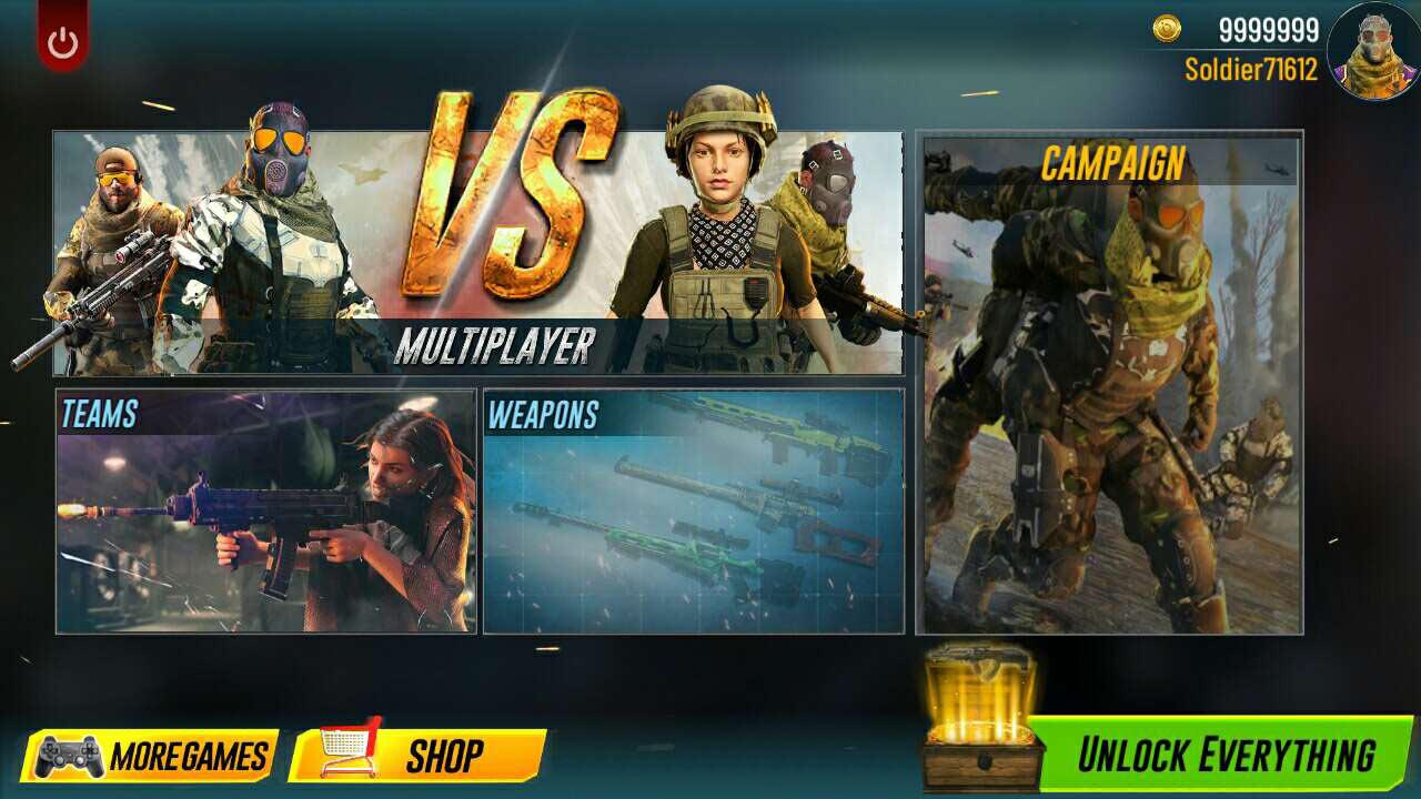 Special OPS:Commando Strike(FPS反恐小队无限金币版) 2.9最新版截图3