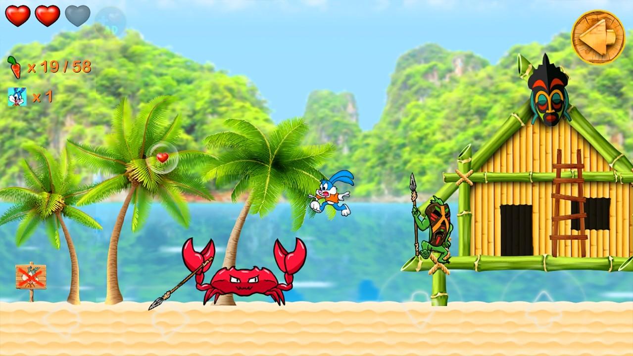 比尼兔冒险岛(Beeny Rabbit 2 Island)破解版大量生命 1.0.1安卓版截图3