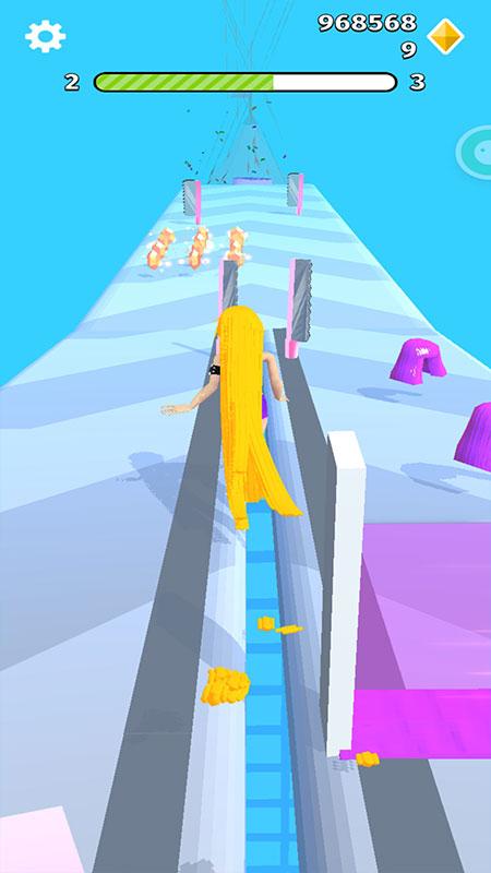 Hair Rush(长发飞舞无限金币版) 1.1.5破解版截图1