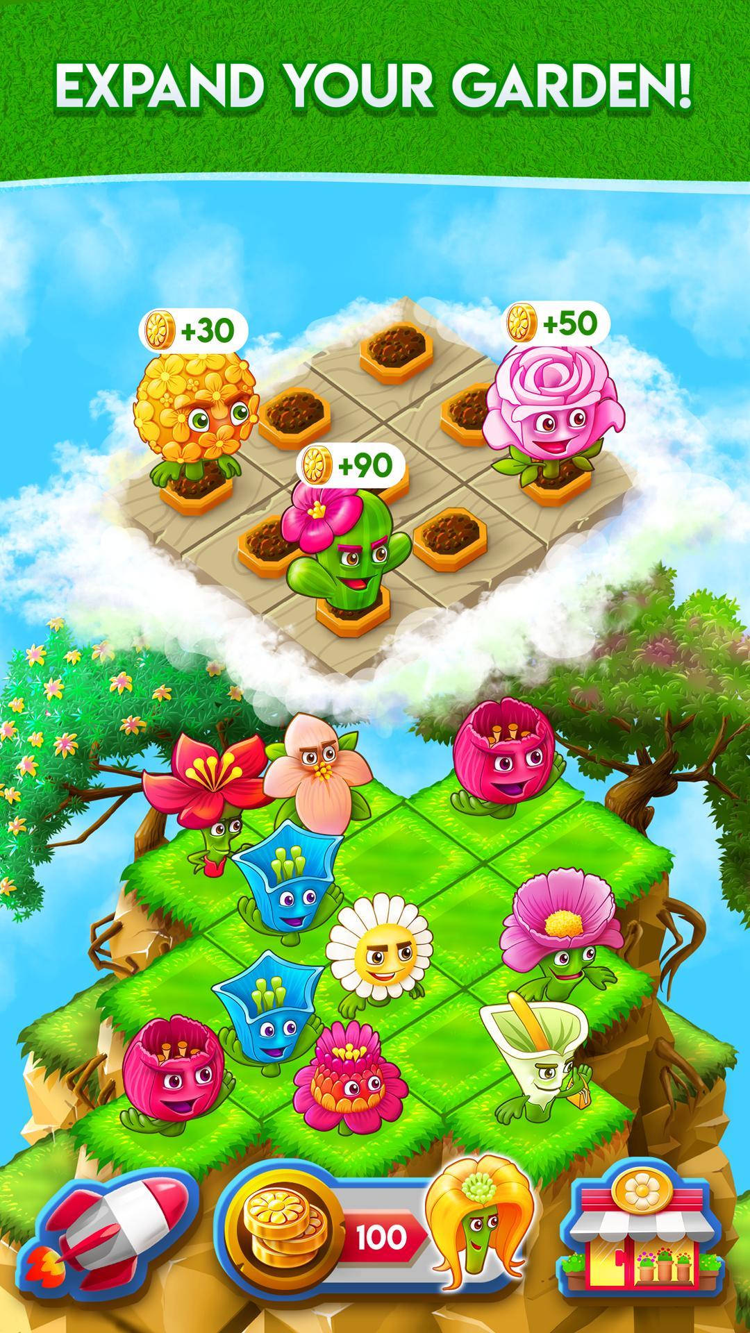 Blooming Flowers(合并盛开的鲜花无限金币版) 1.4.0最新版截图3