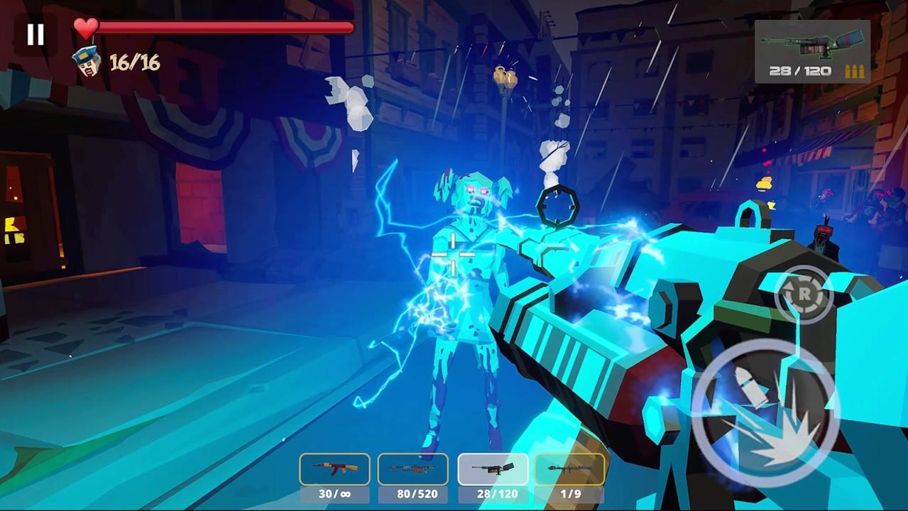 Zombie Poly(像素僵尸射击游戏) 1.1.19安卓版截图1