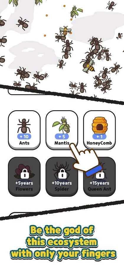 Ants and Mantis(蚂蚁和蟑螂帝国去广告版) 0.8破解版截图3
