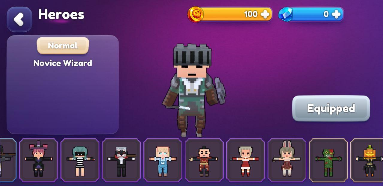 像素魔法io无限金币钻石版 1.0.275全角色解锁版截图1