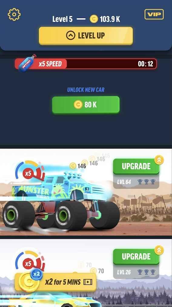 Idle Car(空闲汽车答题器游戏破解版(使用强加)) 0.1.28无限货币版截图2