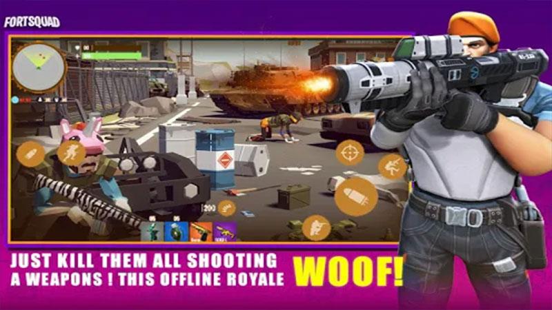 Fort Squad Royale Battle(皇家小队战役大量货币版) 2.0安卓版截图3