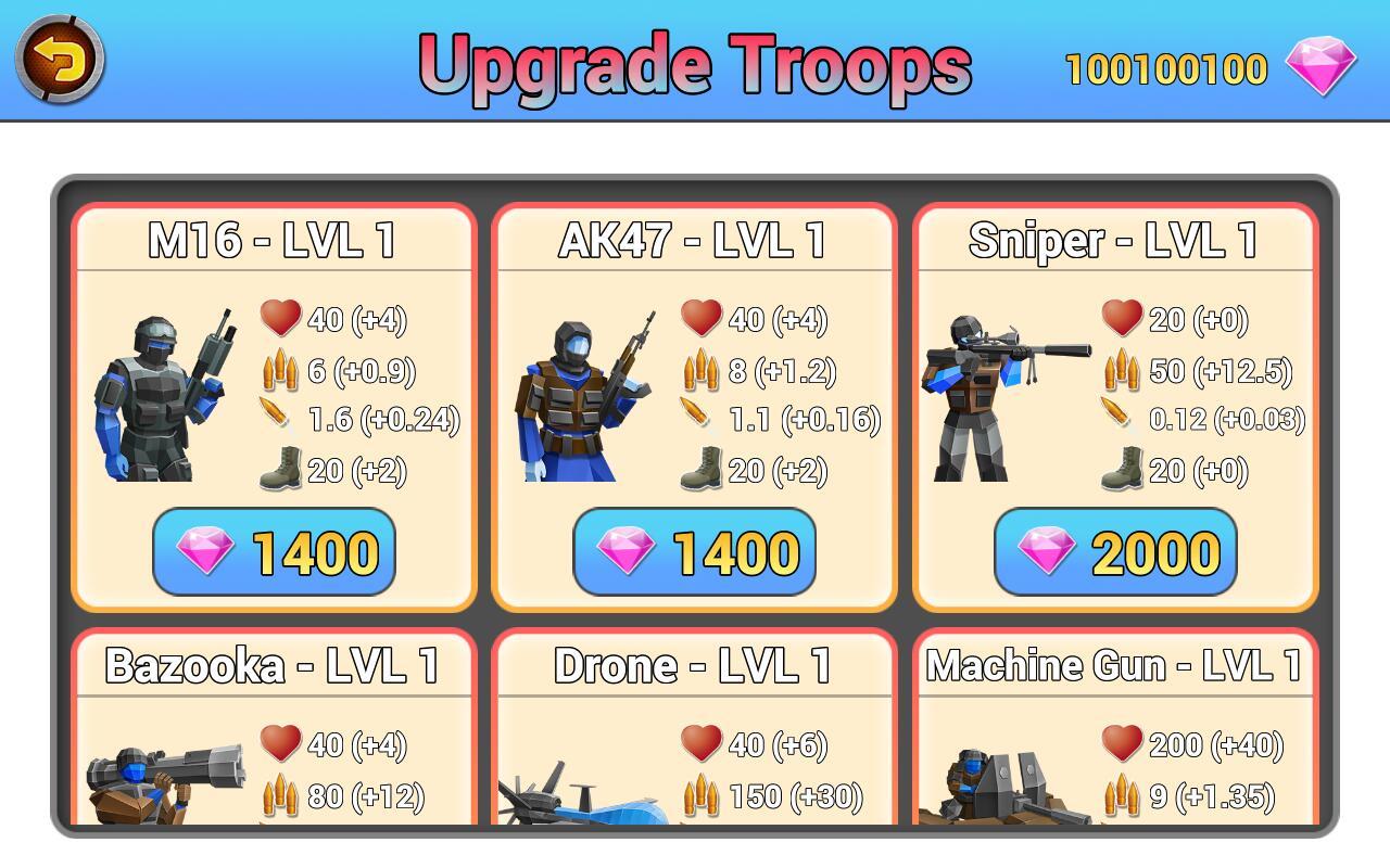 陆军战争模拟器破解版无限钻石 1.3.62最新版截图1