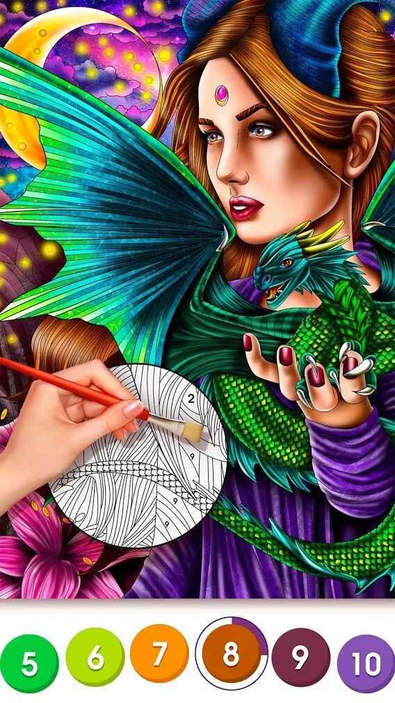 Color Stories(按数字上色的秘密破解版(无限金币)) 1.4.12安卓版截图1