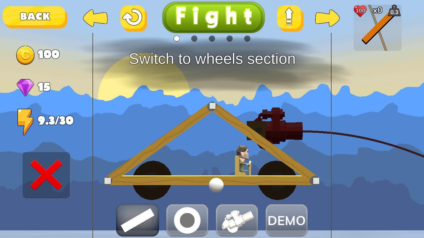 Draw Battle Machines(疯狂战车无限破解版) 4.7修改免费版截图1