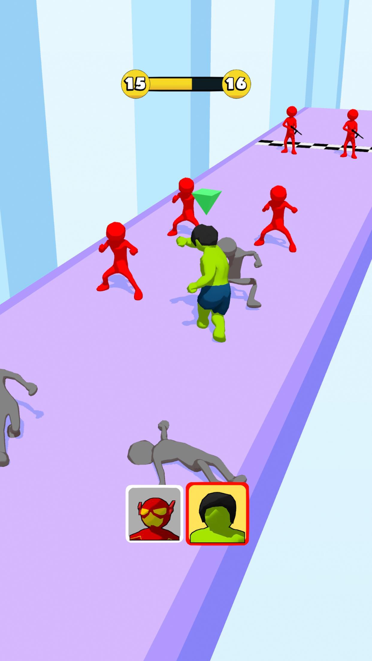 Superhero Race!(超级英雄赛跑无限金币破解版) 1.5手机版截图1