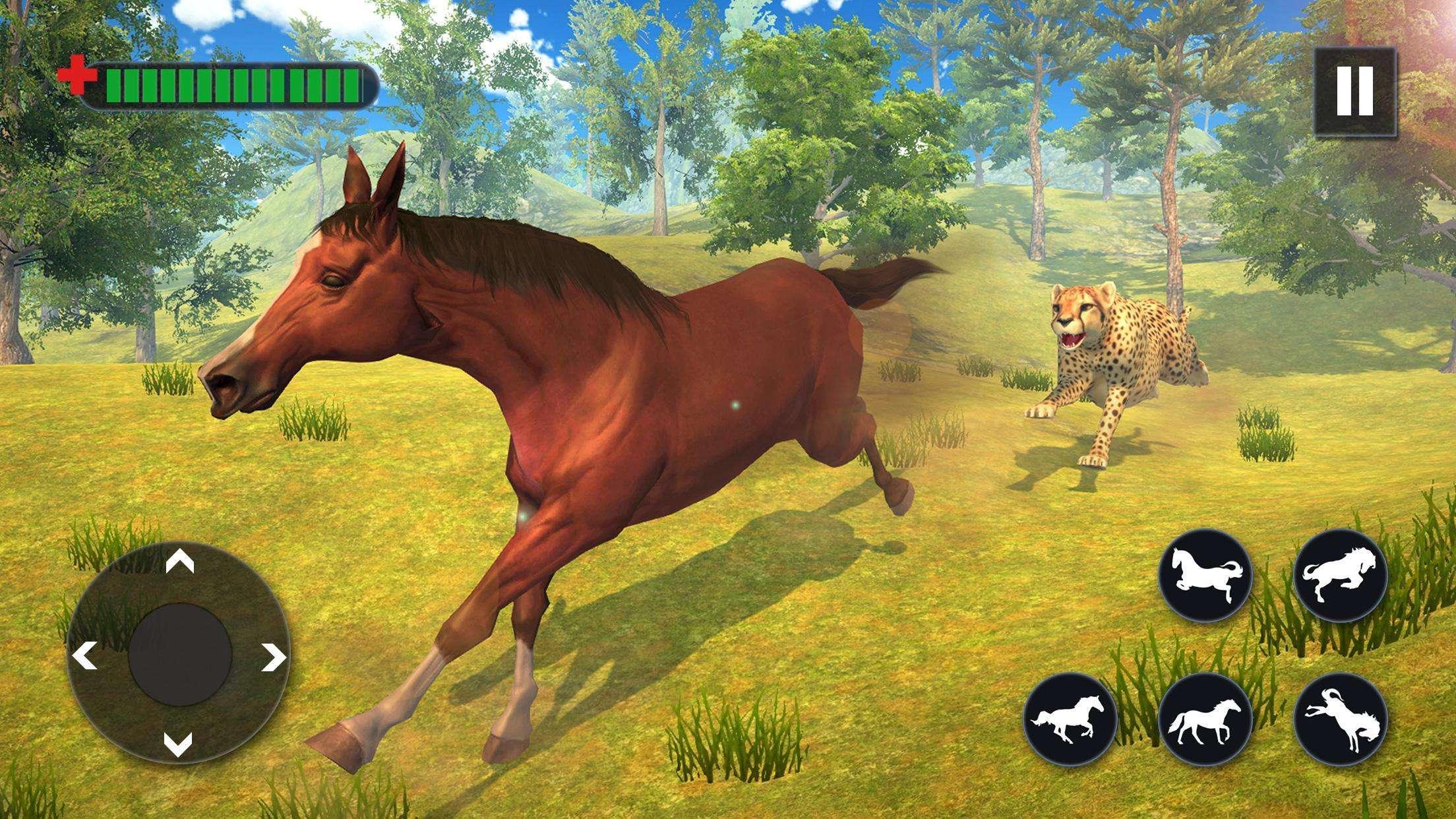 Wild Horse Family Simulator(野马家庭模拟器无限金币版) 1.1.13安卓版截图4
