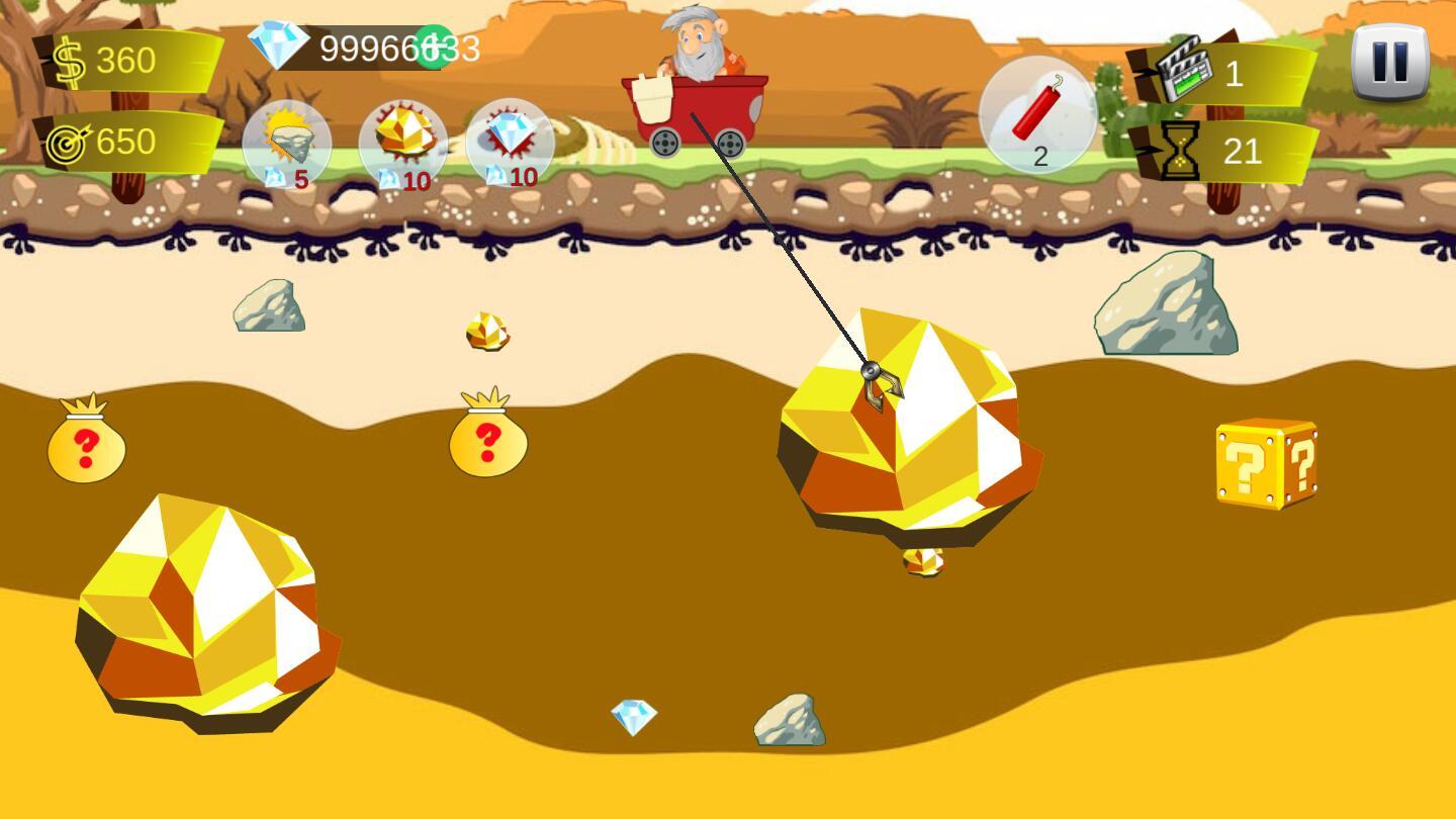 黄金矿工无限钻石版 1.3.0手机版截图3