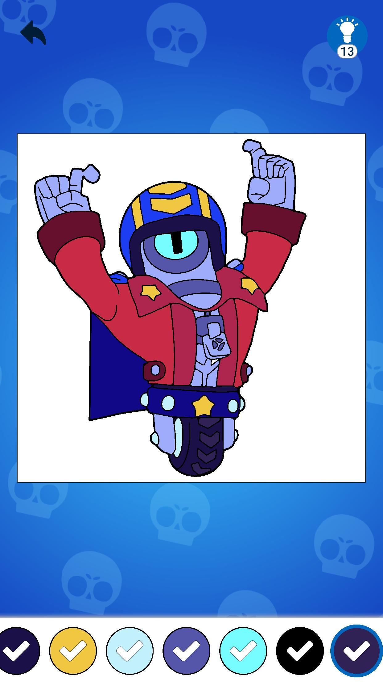 Coloring Brawl Stars(斗牛星着色破解版) 1.0最新版截图3