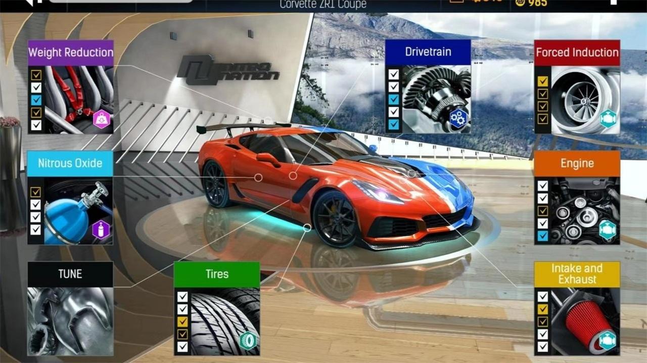 氮气街头赛车内置作弊器版(Nitro Nation) 7.8.1中文版截图1