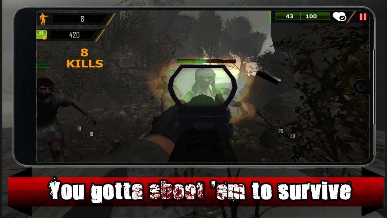 Immortal Zombie War: FPS Game 3D(不朽僵尸战争手游) 1.0最新版截图1
