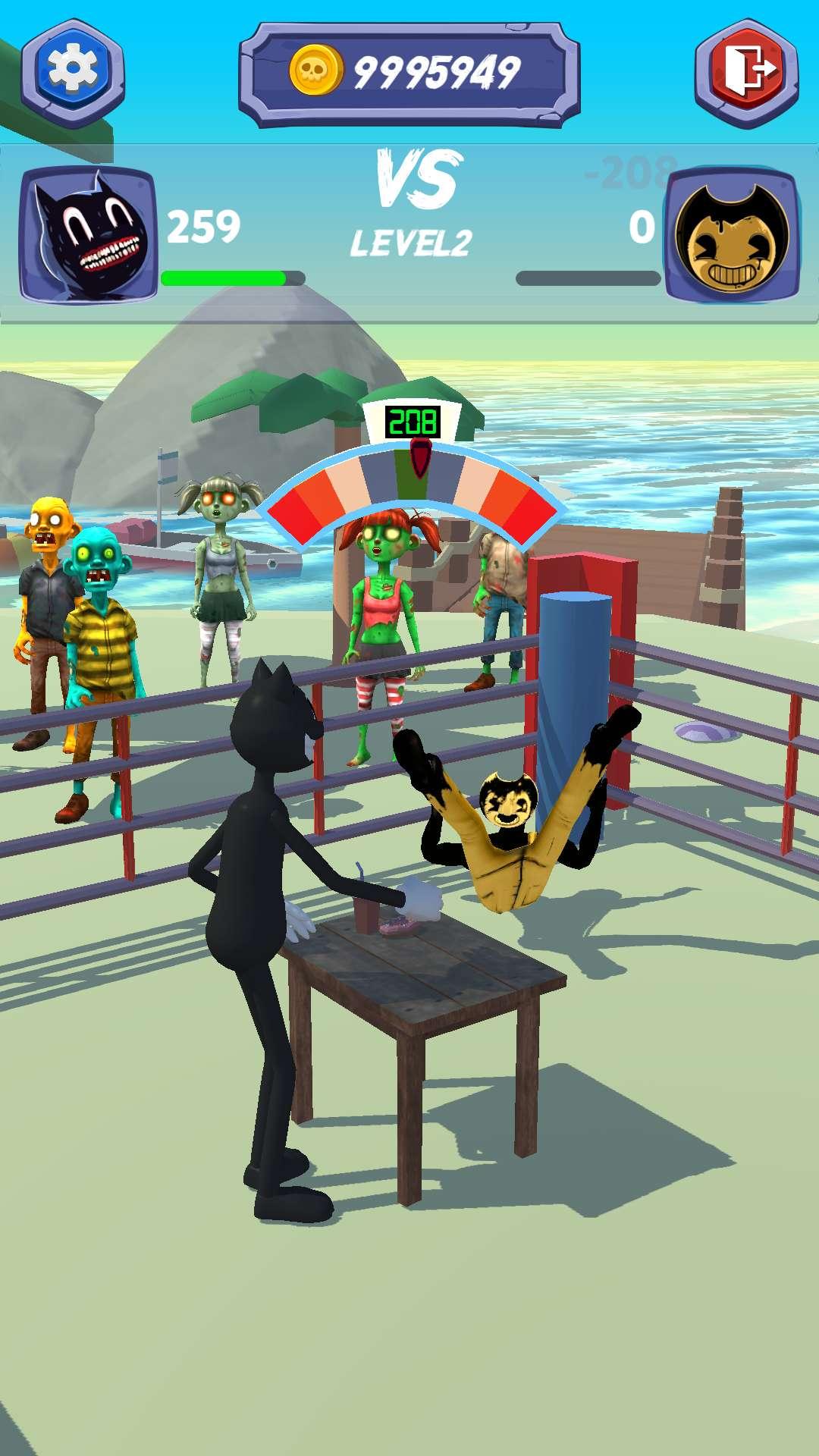 卡通猫巴掌冠军3D破解版 2.0最新版截图3