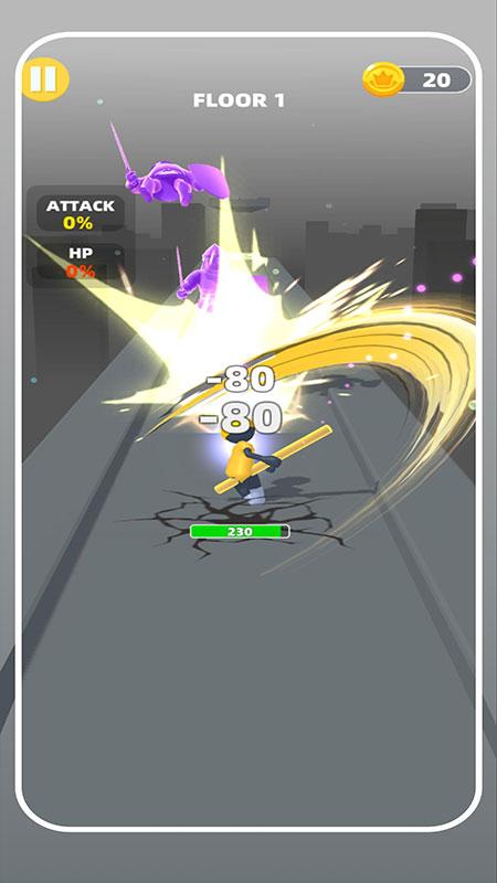 Running Man Fight(奔跑者的战斗无限金币破解版) 1.5去广告版截图2