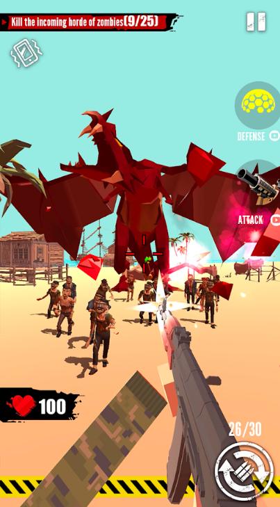 合并枪射击僵尸无限金币版 2.7.5无限钻石版截图2