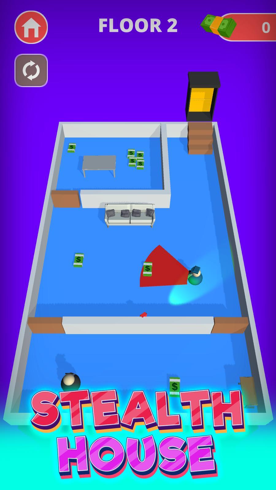Stealth House Sneak(潜入隐形屋无限钻石破解版) 2.2安卓版截图3