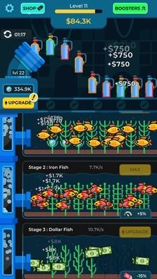 闲置水族馆汉化破解版无限金币 1.7.9安卓版截图2