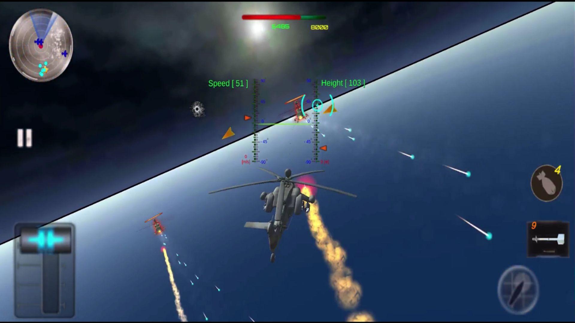 SkyHelicopterGunShipAirCombat(直升机空战先锋游戏) 3.7安卓版截图1
