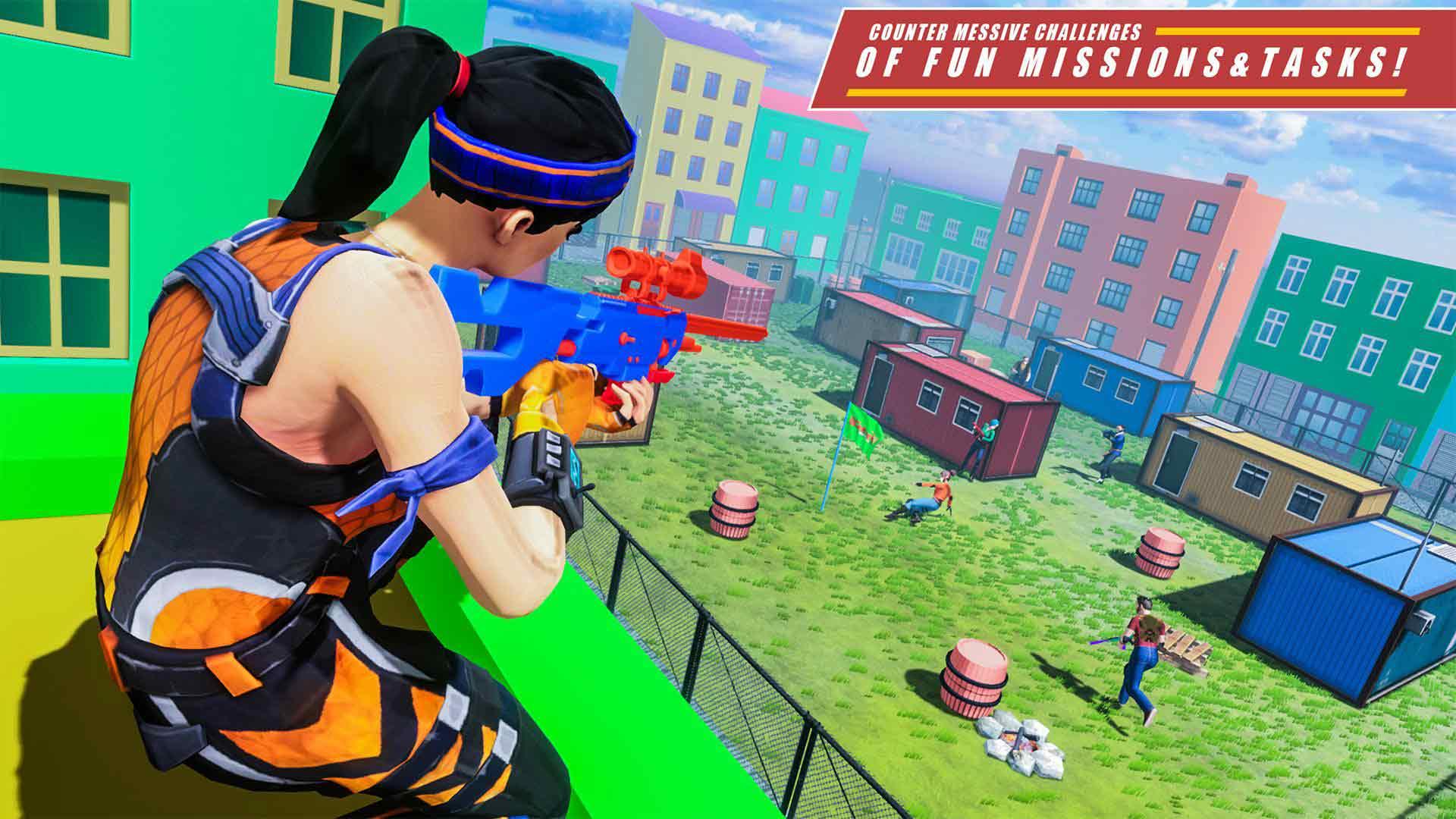 Toy Gun Blaster - Shooting Game(玩具枪冲击波大量货币版) 1.7安卓版截图2