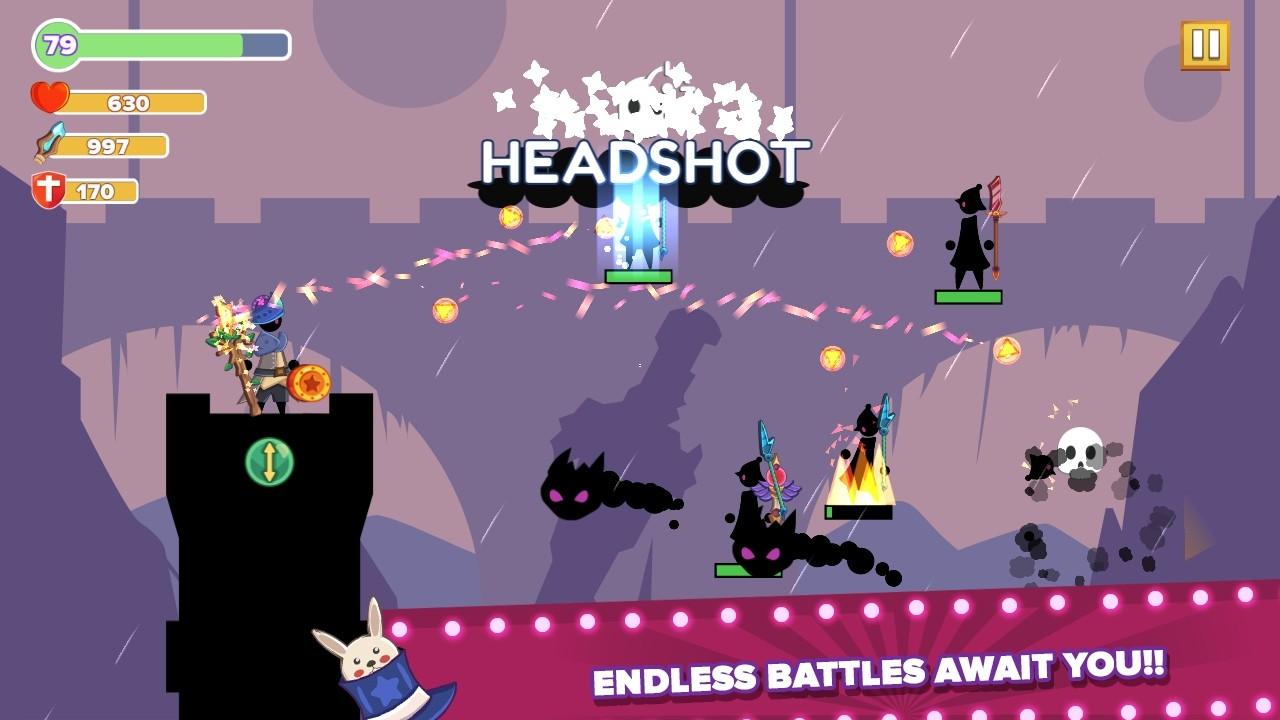 Stickman Archer: The Hero(火柴人弓箭手巫师之战游戏) 1.0.2安卓版截图1