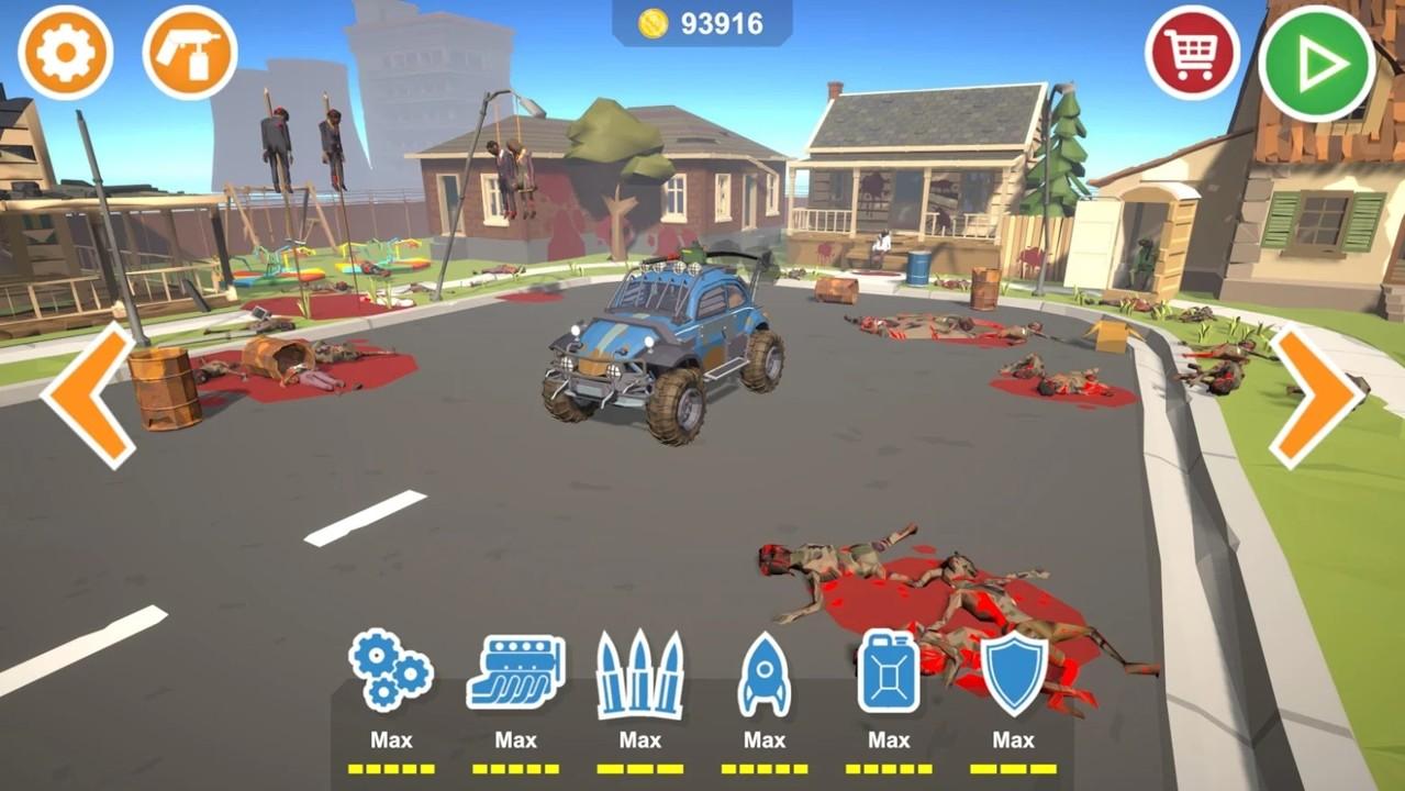 Crazy Zombie Driver(疯狂的僵尸司机游戏) 1.3最新版截图2