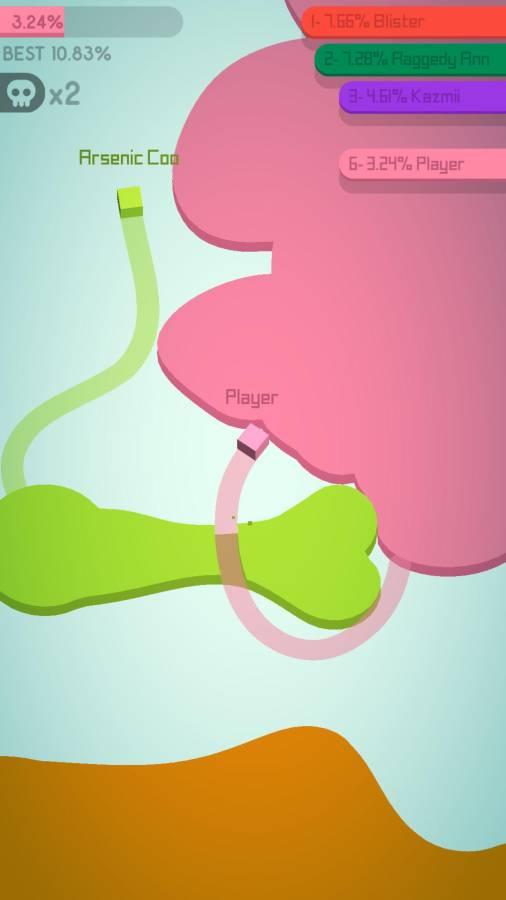 纸片大战2破解版(Paper.io 2) 1.9.0最新版截图2