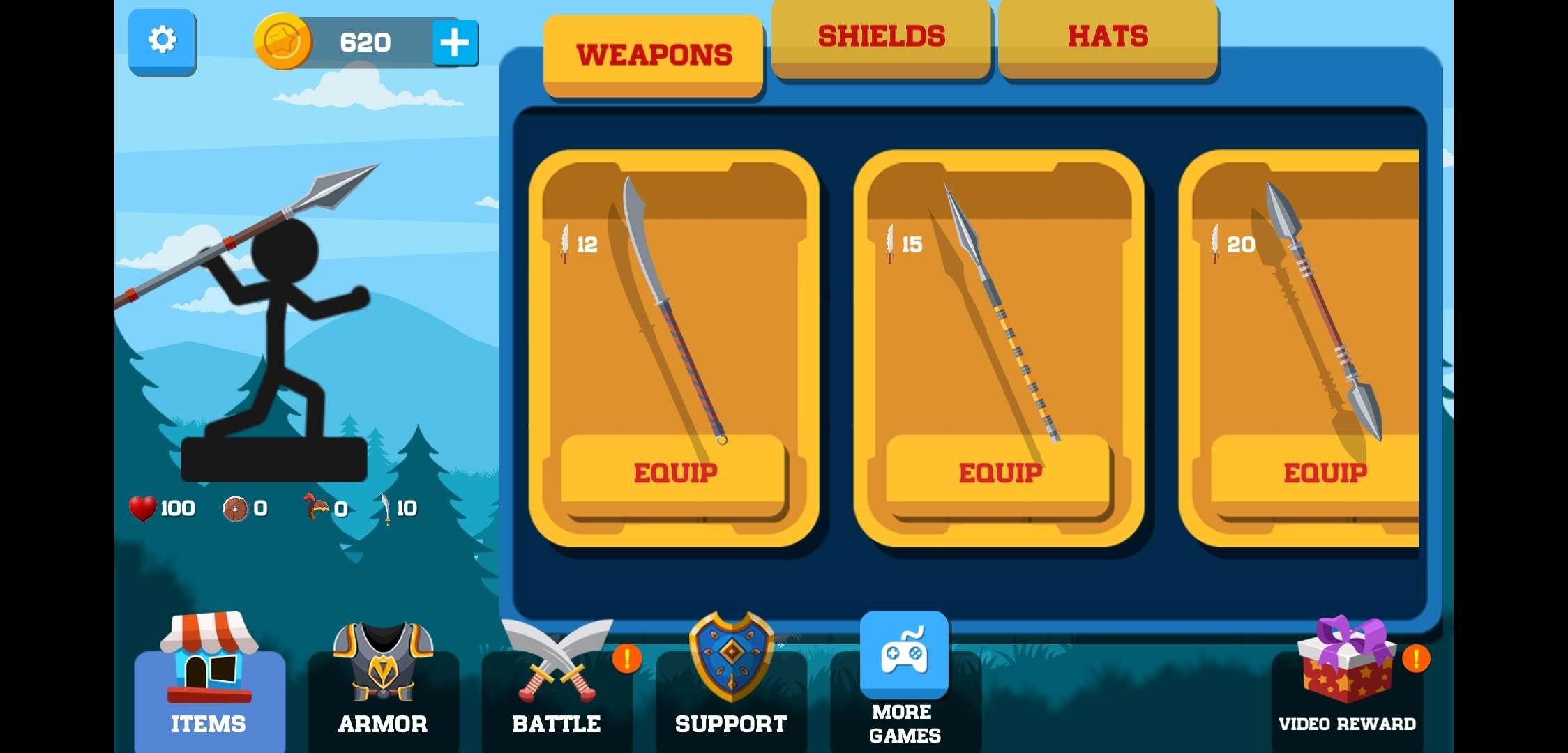 Stickman Archery(棍战弓箭手大师无限金币版) 1.0.2安卓版截图4