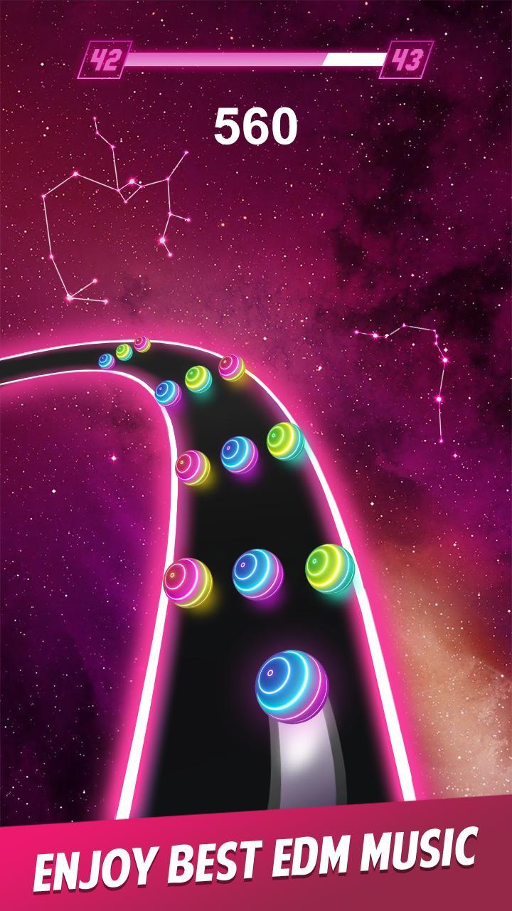 Dancing Ball Color - Road Run Game(跳舞球颜色竞速破解版) 1最新版截图2