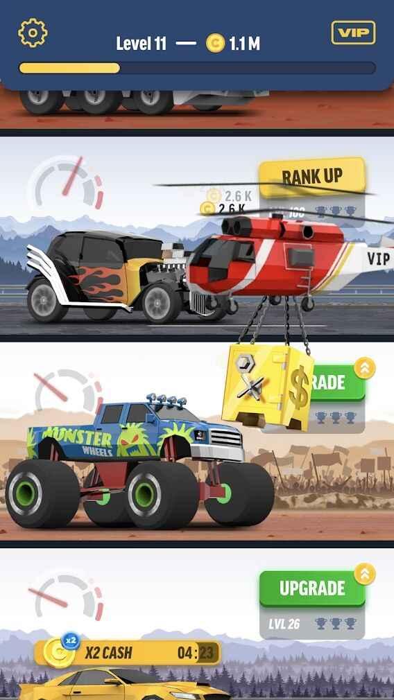 Idle Car(空闲汽车答题器游戏破解版(使用强加)) 0.1.28无限货币版截图1