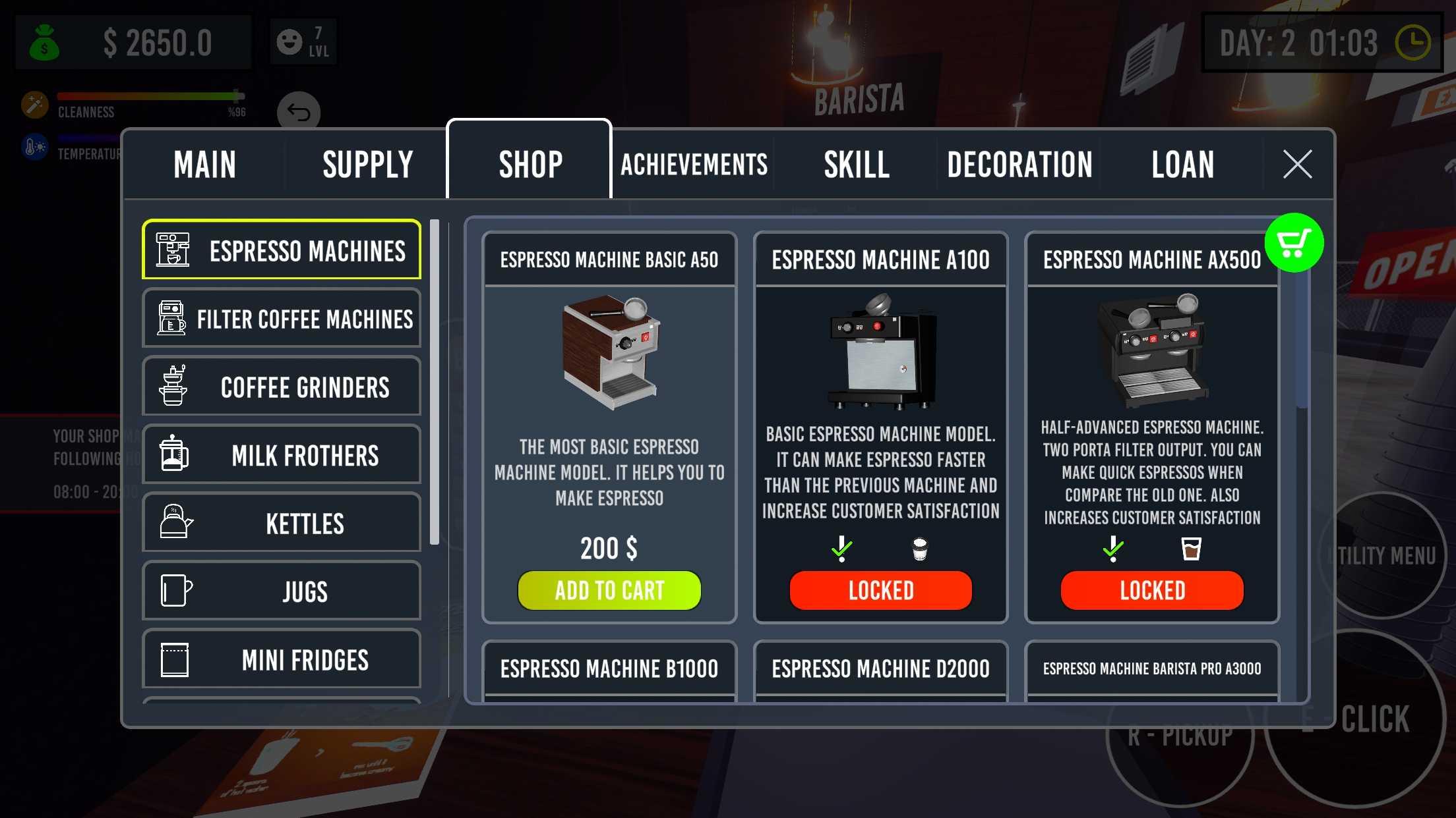 咖啡师模拟器游戏最新版 0.5.6安卓版截图2