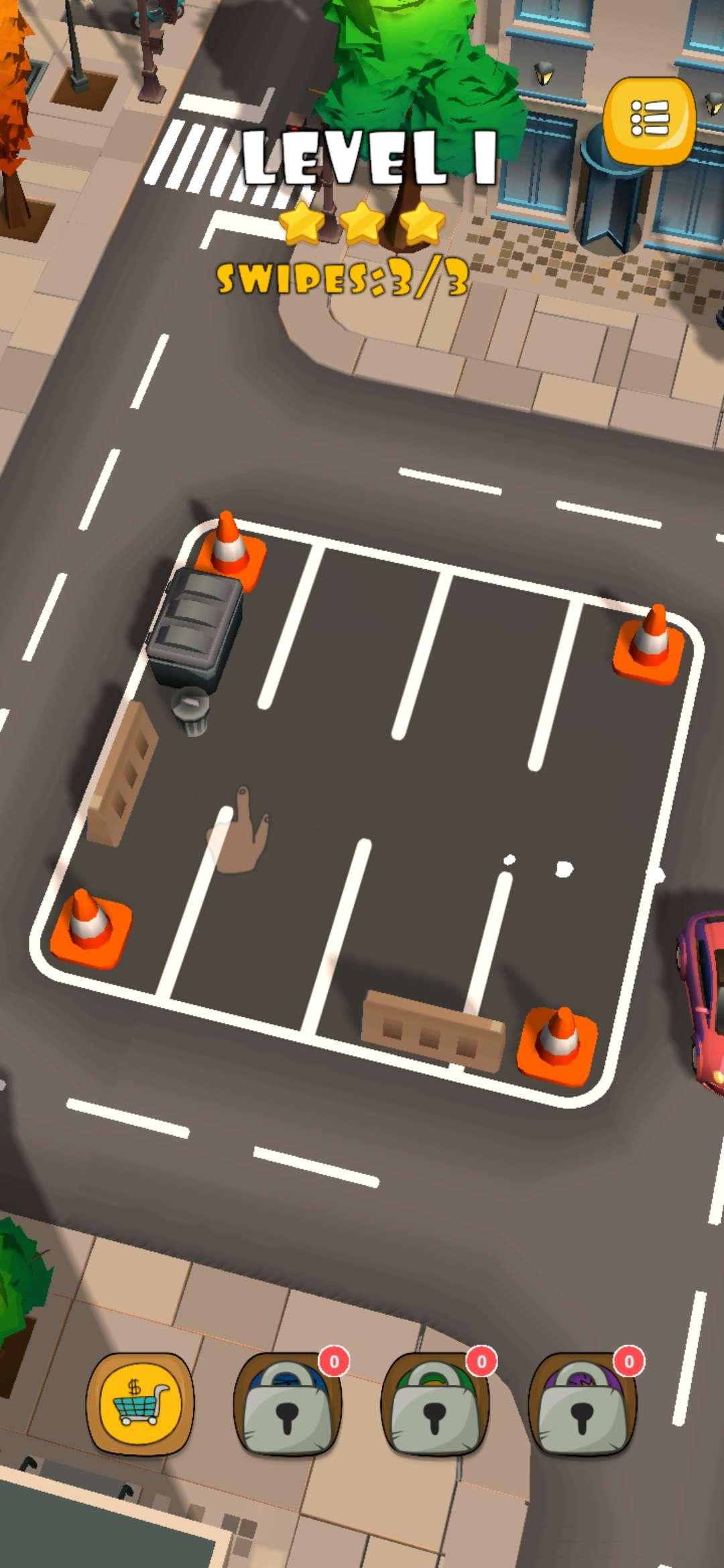 Parking Swipe(停车刷卡无限金币版) 1.1截图0