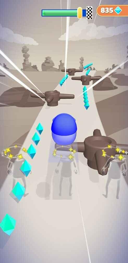 BeHeaded: Fun Dodge Run 3D(斩首无限货币版) 1破解版截图3