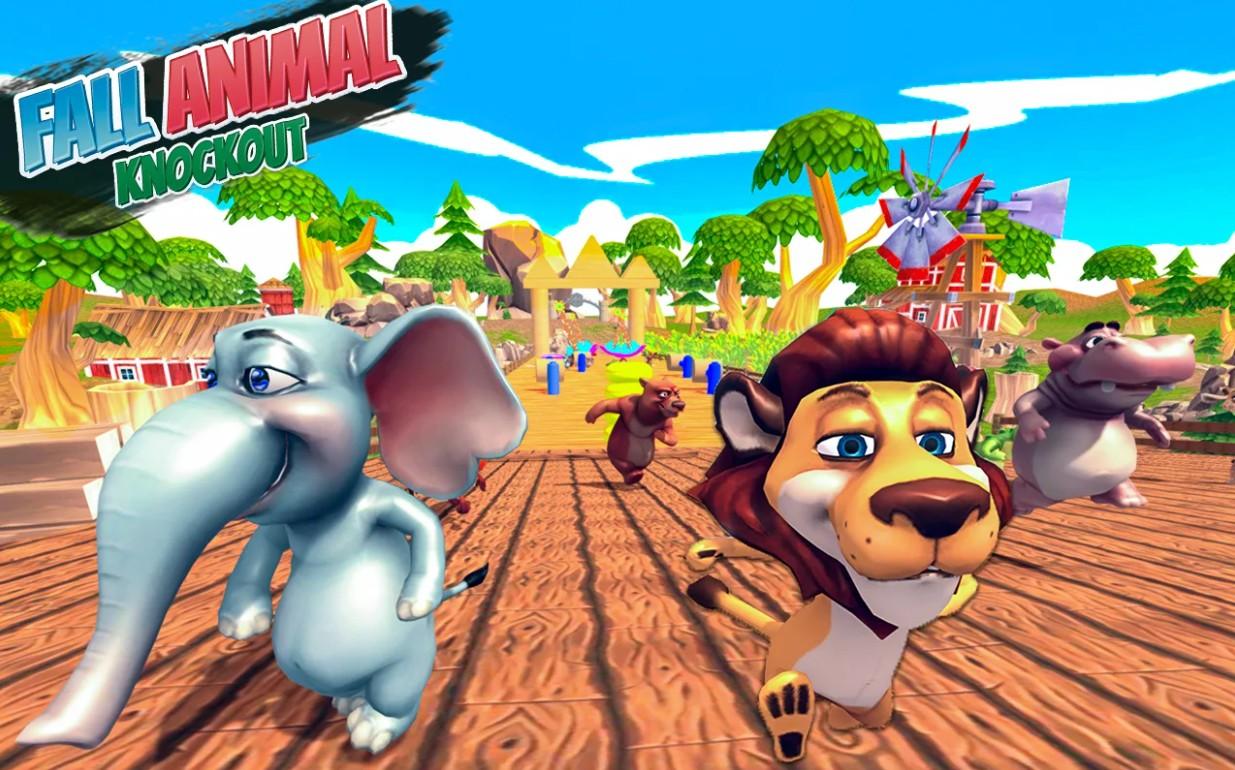 Fall Animals Knockout Racing Mania 3D(秋季动物淘汰赛狂热3D手游) 1.1安卓版截图3