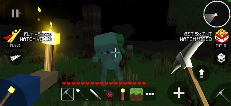 Zombie Craft(僵尸工艺地下城生存最新版) 32安卓版截图4