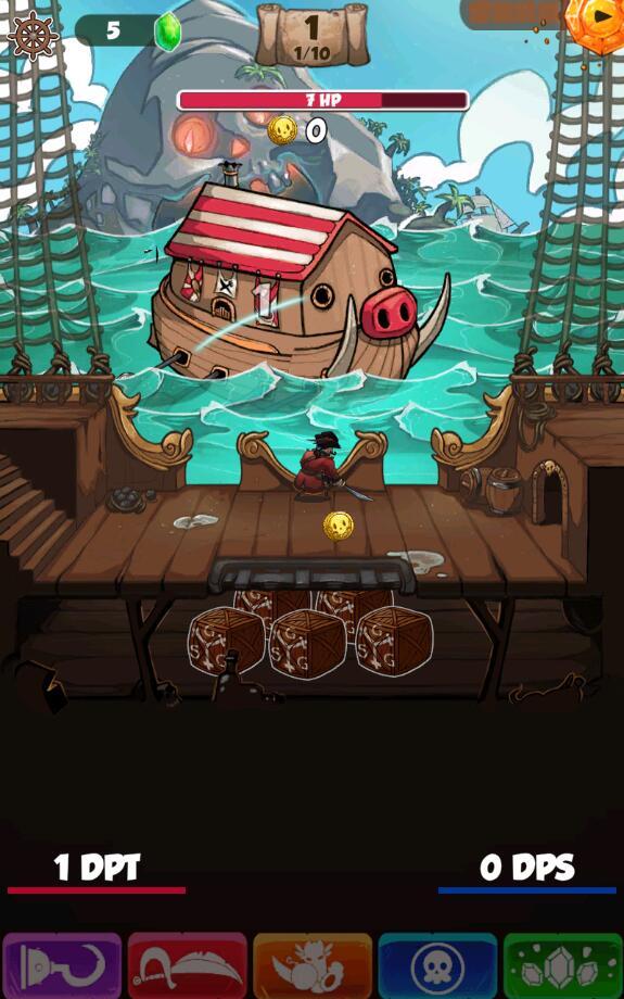 Tap Pirates(海盗点击者大海的提坦无限金币版) 1.4.0.11中文版截图1