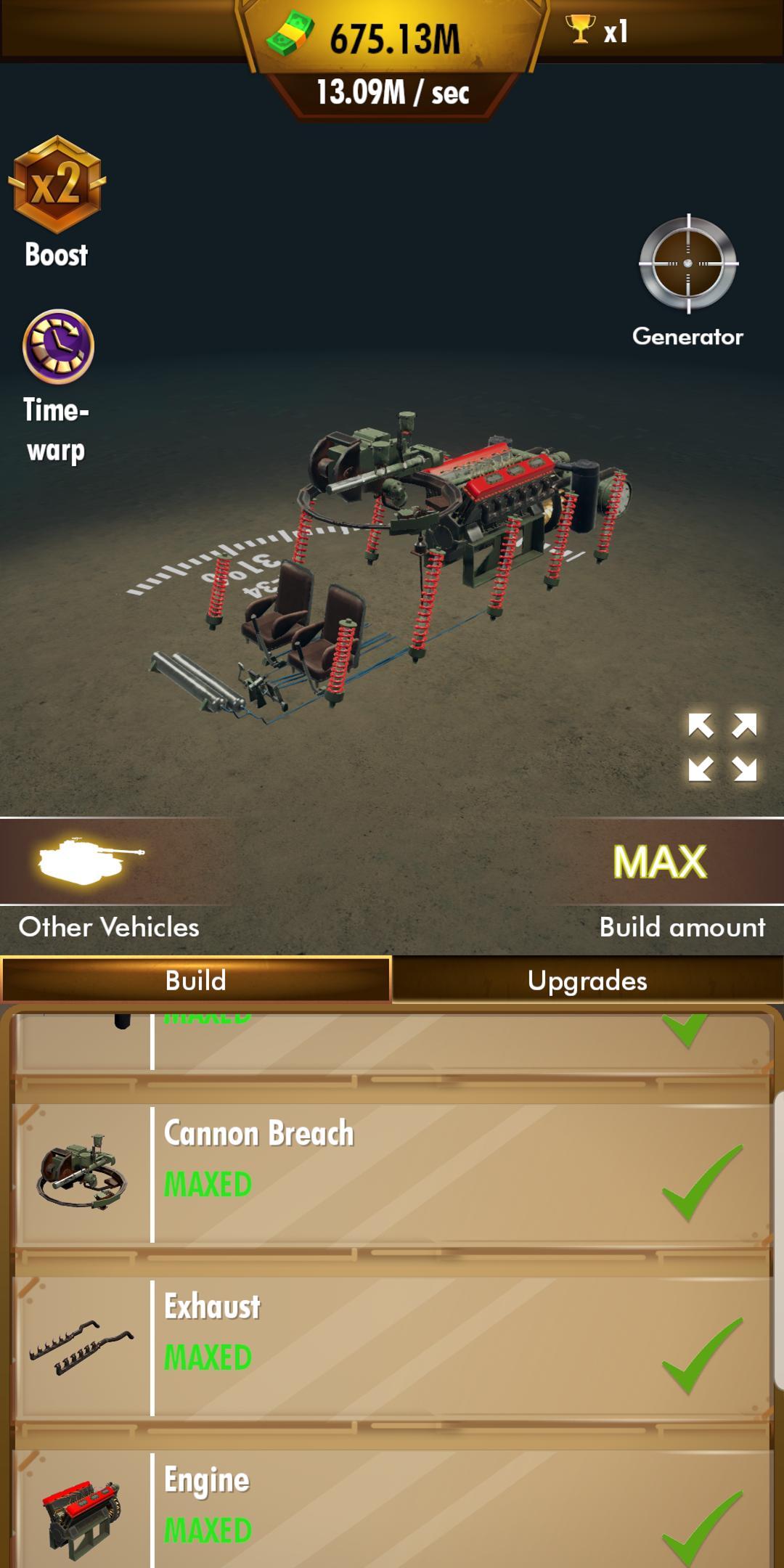 闲置的装甲全道具(Idle Panzer) 1.0.1.016破解版截图1