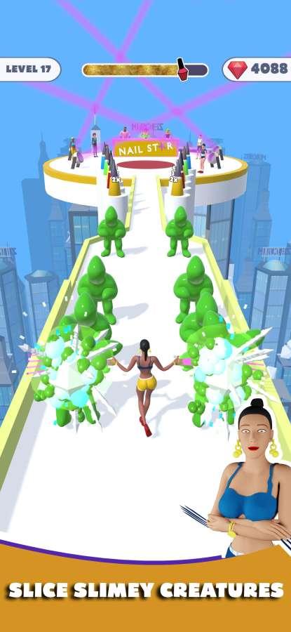 长指甲跑酷3D手游 1.7.13免广告版截图3