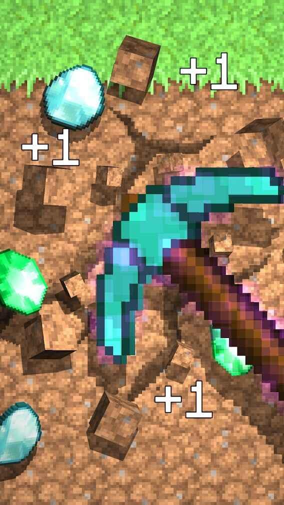 PickCrafter(我的世界采矿游戏精华修改版) 5.9.12破解版截图1