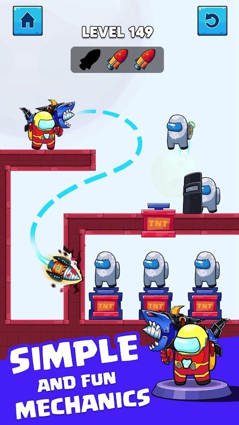 火箭战冒名顶替之战免广告版 1.0.3破解版截图4