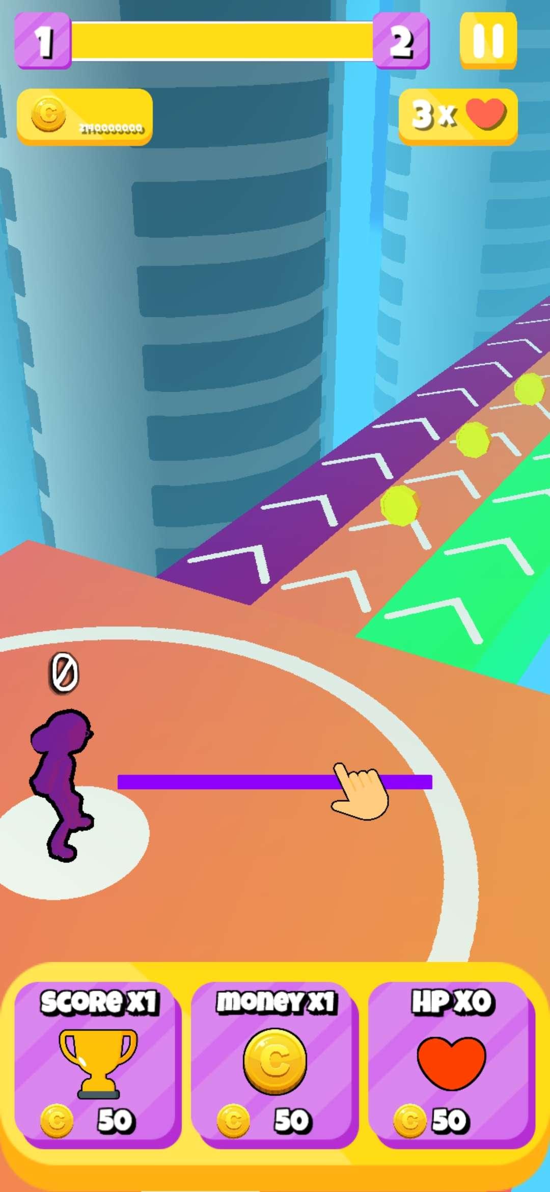 打破障碍跑酷无限金币版 0.4破解版截图1