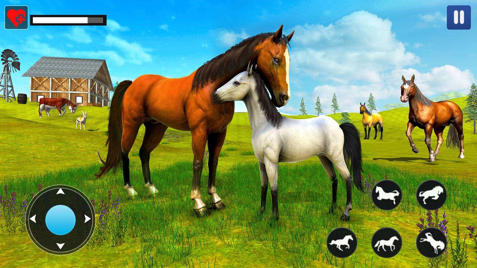 Wild Horse Family Simulator(野马家庭模拟器无限金币版) 1.1.13安卓版截图2