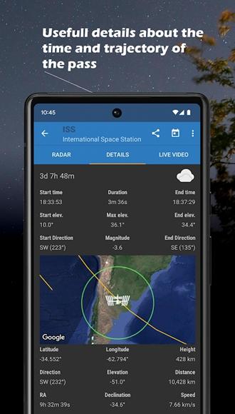 ISS国际空间站直播软件 (ISS Detector)安卓版v2.05.18