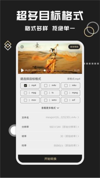 视频格式转换王 安卓版v2.3.3