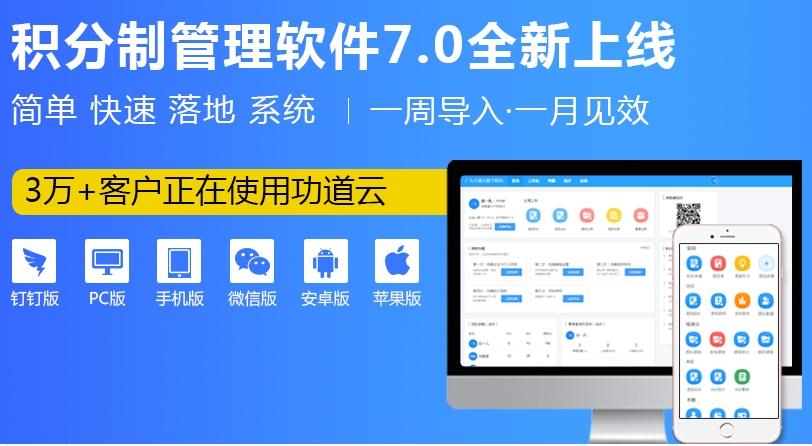 功道云积分制绩效管理软件1